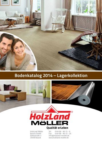 Bodenkatalog 2014 – HolzLand Möller Lagerkollektion