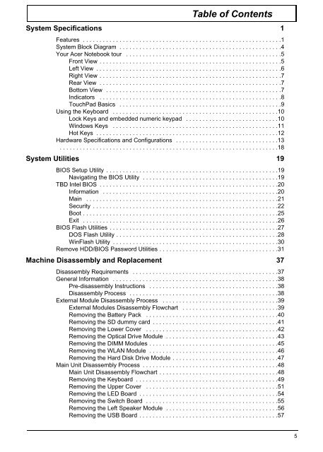 Acer Aspire 4820T_SG - Acer Support