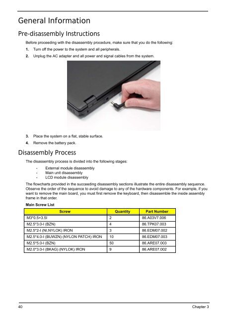 Extensa 5635/5635Z/5235 Service Guide - Acer Support