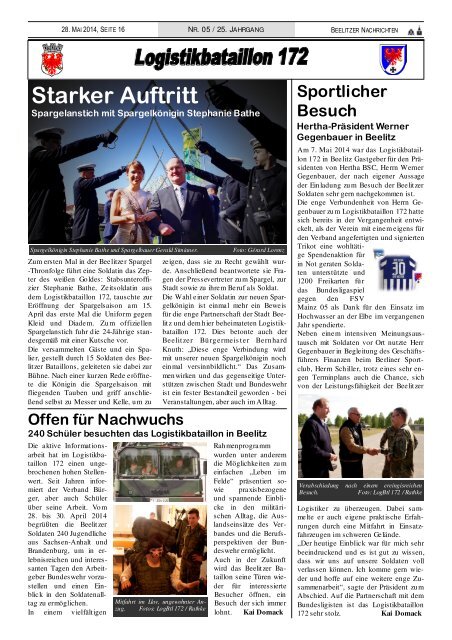 Beelitzer Nachrichten - Mai 2014