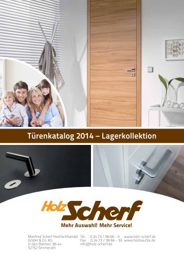 Türenkatalog 2014 – Holz Scherf Lagerkollektion
