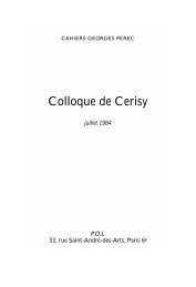 Colloque de Cerisy - POl