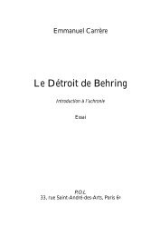 Le DÃ©troit de Behring - POl