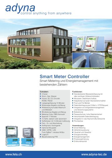 Flyer Smart Meter Controller - Adyna