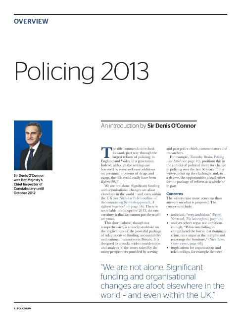 Policing UK 2013 - Police Federation