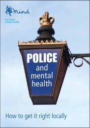 Policing and Mental Health - a Guide - Police Federation