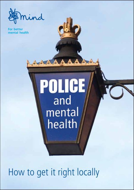 Policing and Mental Health - a Guide - Police Federation