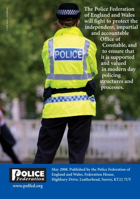 Office of Constable pamphlet - Police Federation