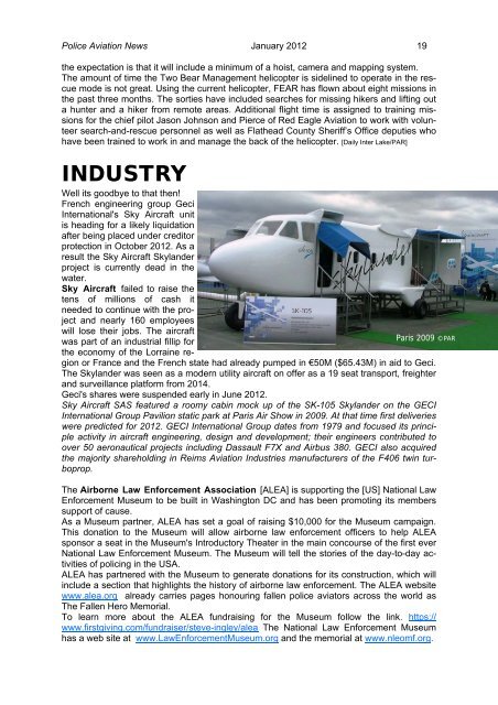 Police Aviation News January 2012