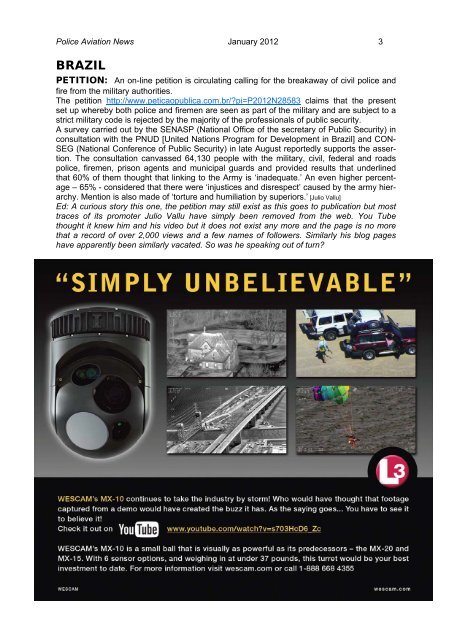 Police Aviation News January 2012