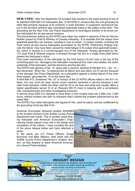 Police Aviation News November 2010