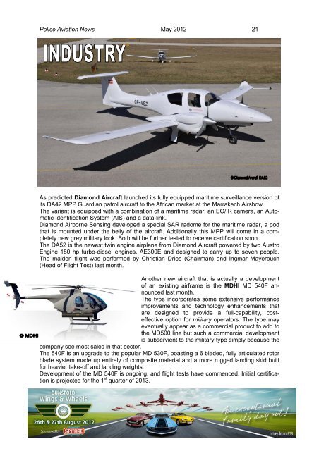 May 2012 - Police Aviation News