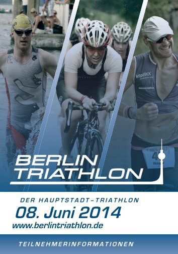 Triathlon Berlin 08.Juni 2014 Programmheft