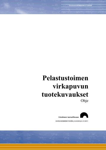 Pelastustoimen virkapuvun tuotekuvaukset -ohje - Poliisi