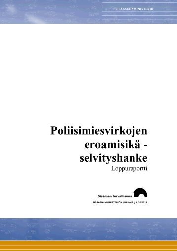 Poliisimiesvirkojen eroamisikä -selvityshanke