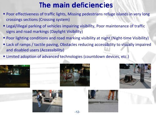 The evaluation of pedestrian crossing safety