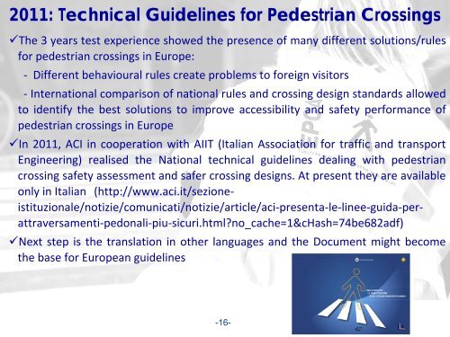 The evaluation of pedestrian crossing safety