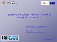 Sustainable Urban Transport Planning - Tallinn