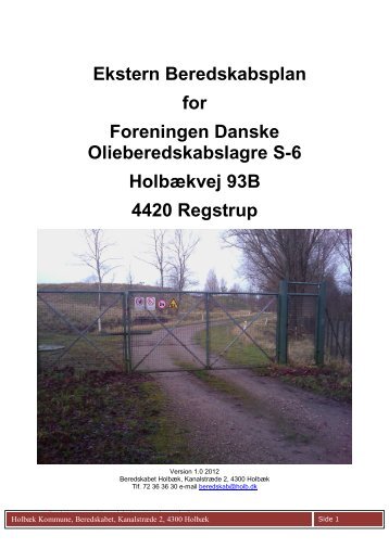 FDO, HolbÃ¦kvej 93 B, 4420 Regstrup - Politiets