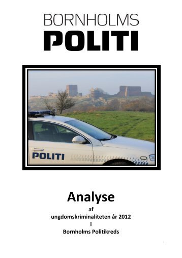Kriminalitetsanalyse 2012 - Politiets