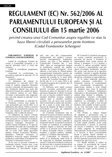 Nr. 3/2007 - Politia de Frontiera
