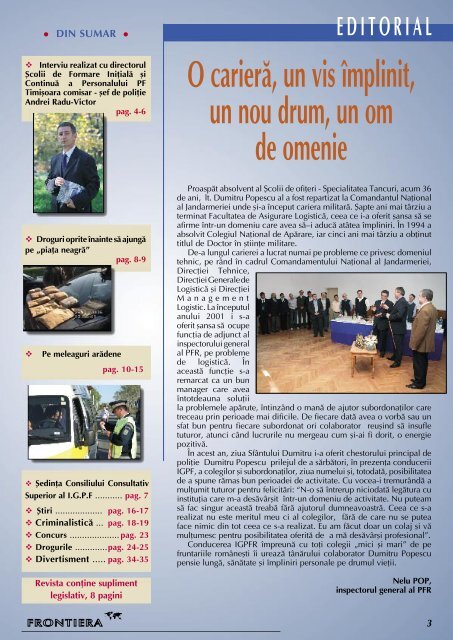 nr. 10/2006 36 pagini nr. 10/2006 36 pagini - Politia de Frontiera