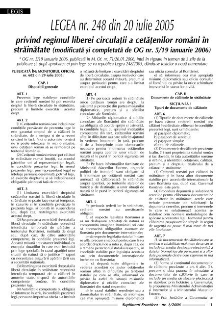 Nr. 1/2006 - Politia de Frontiera