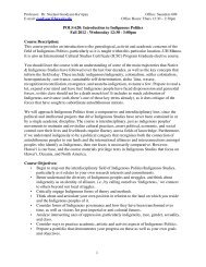 Fall 2012 POLS 620 Syllabus [PDF] - Department of Political Science
