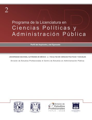 Ciencias Políticas y Administración Pública - Facultad de Ciencias ...