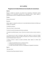 Programa de Fortalecimiento de los Estudios de Licenciatura