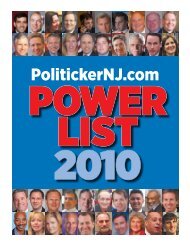 to download the 2010 power list - PolitickerNJ.com