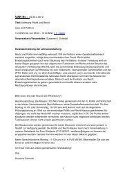 1 VAK-Nr.: 08-26-4-M7-2 Titel:Vorlesung Politik und Recht (Law and ...