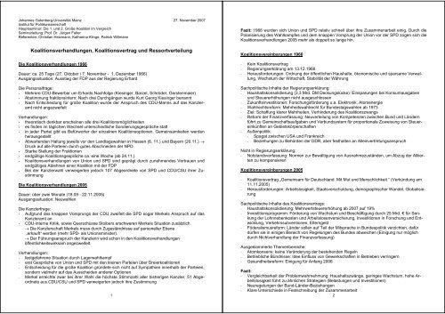 Handout Regierungsbildung 2 (27.11.07) (36 KB) - Institut fÃ¼r ...