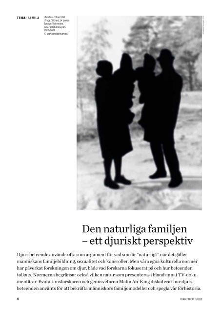 Den naturliga familjen â ett djuriskt perspektiv - Politiken.se