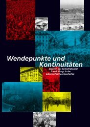 Wendepunkte und KontinuitÃ¤ten - Forum Politische Bildung