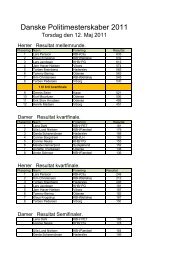 resultatliste DM i bowling 2011