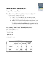 Chapter 6 Percentage Tables - Polity