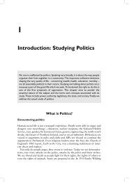 Chapter 1 - Introduction: Studying Politics - Polity