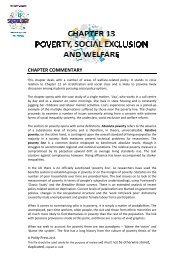 Chapter 13 - Poverty, Social Exclusion and Welfare - Polity