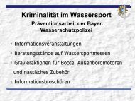 PrÃ¤sentation zur Gravuraktion - Polizei Bayern