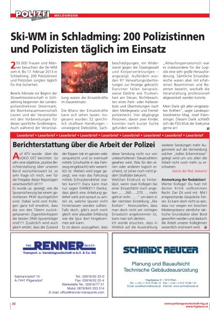 POLIZEI aktuell - FSG