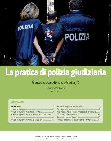 La pratica di polizia giudiziaria - Polizia di Stato