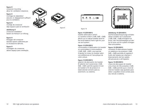 owner's manual - Polk Audio