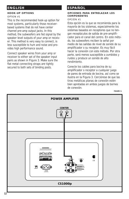 CS1000p Manual - Polk Audio