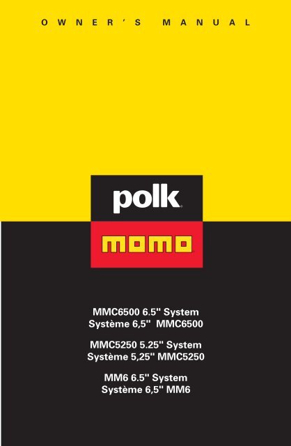 MMC5250 MM6 6.5" System - Polk Audio