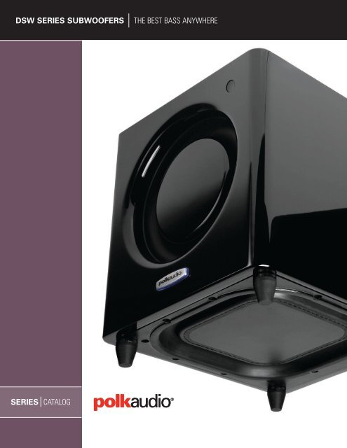 DSW Catalog English - Polk Audio