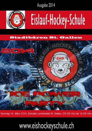 Eislauf-Hockey-Schule