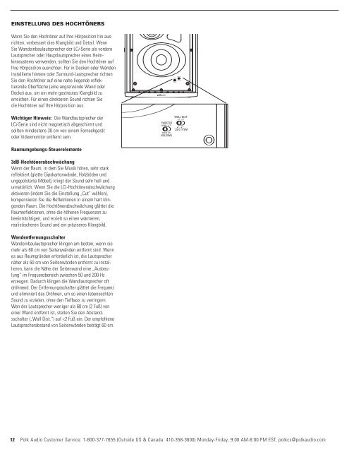 LCi-RTS105 - Polk Audio