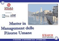 IV EDIZIONE 22 NOVEMBRE 2010 - OTTOBRE 2011 - Aidp