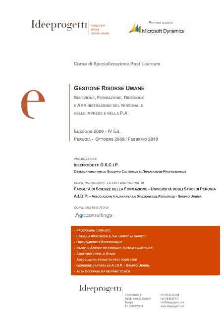 GESTIONE RISORSE UMANE - Aidp